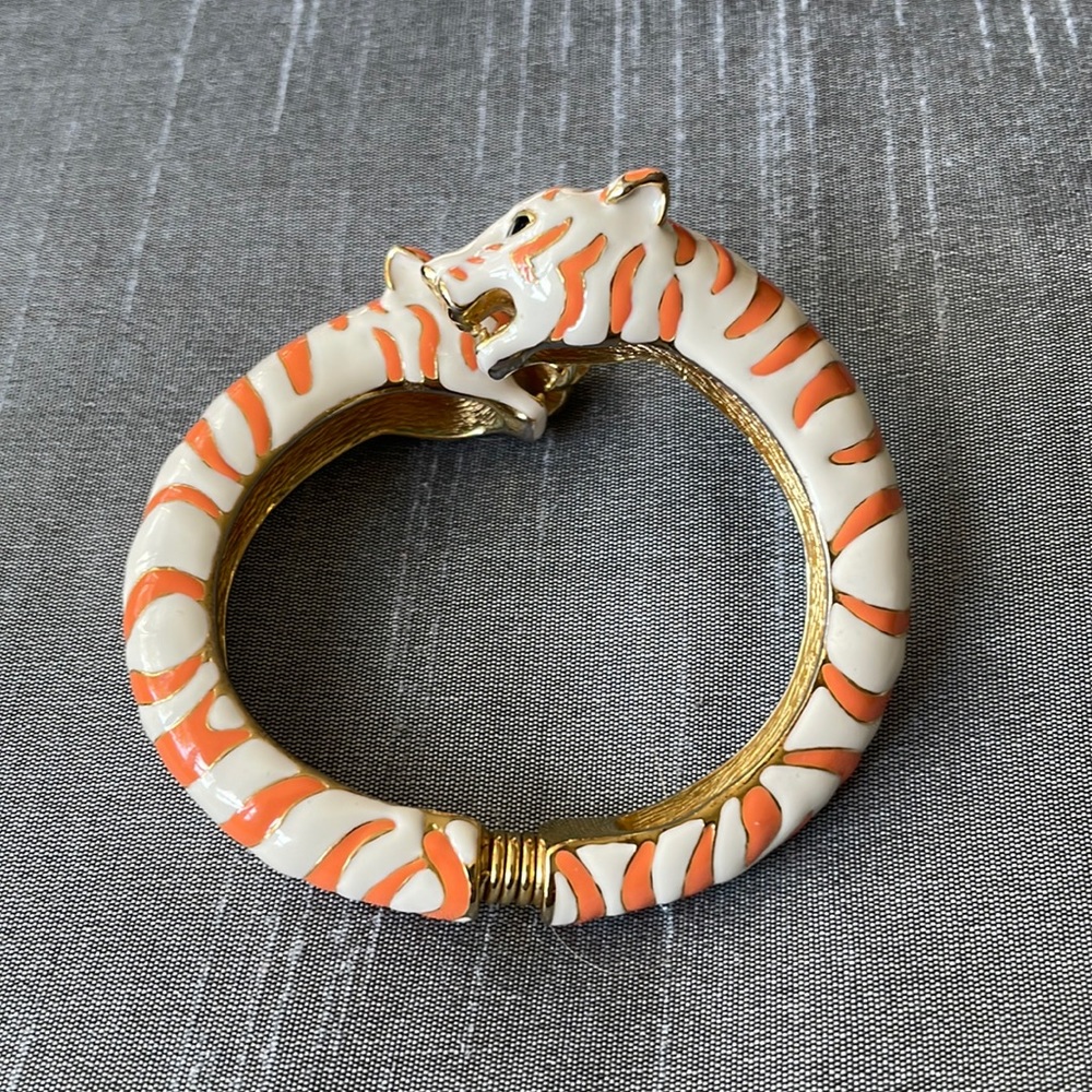 Kenneth Jay Lane tiger bracelet